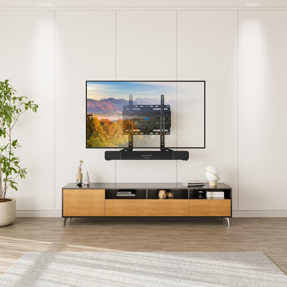 Soundbar Mount Bracket Fits Most of Soundbars up to 15 Lbs | Sound Bar Mount for Mounting above or under TV, with Detachable Long Extension Plates, MD54202