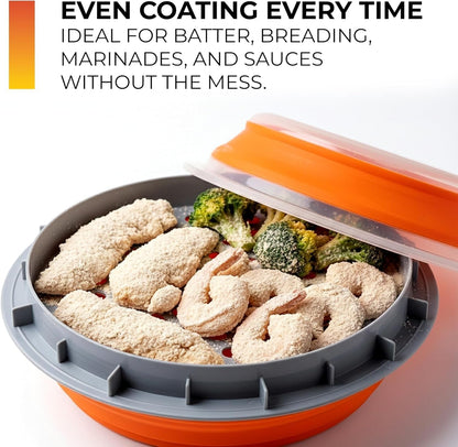Collapsible Batter Bowl XL | Orange12