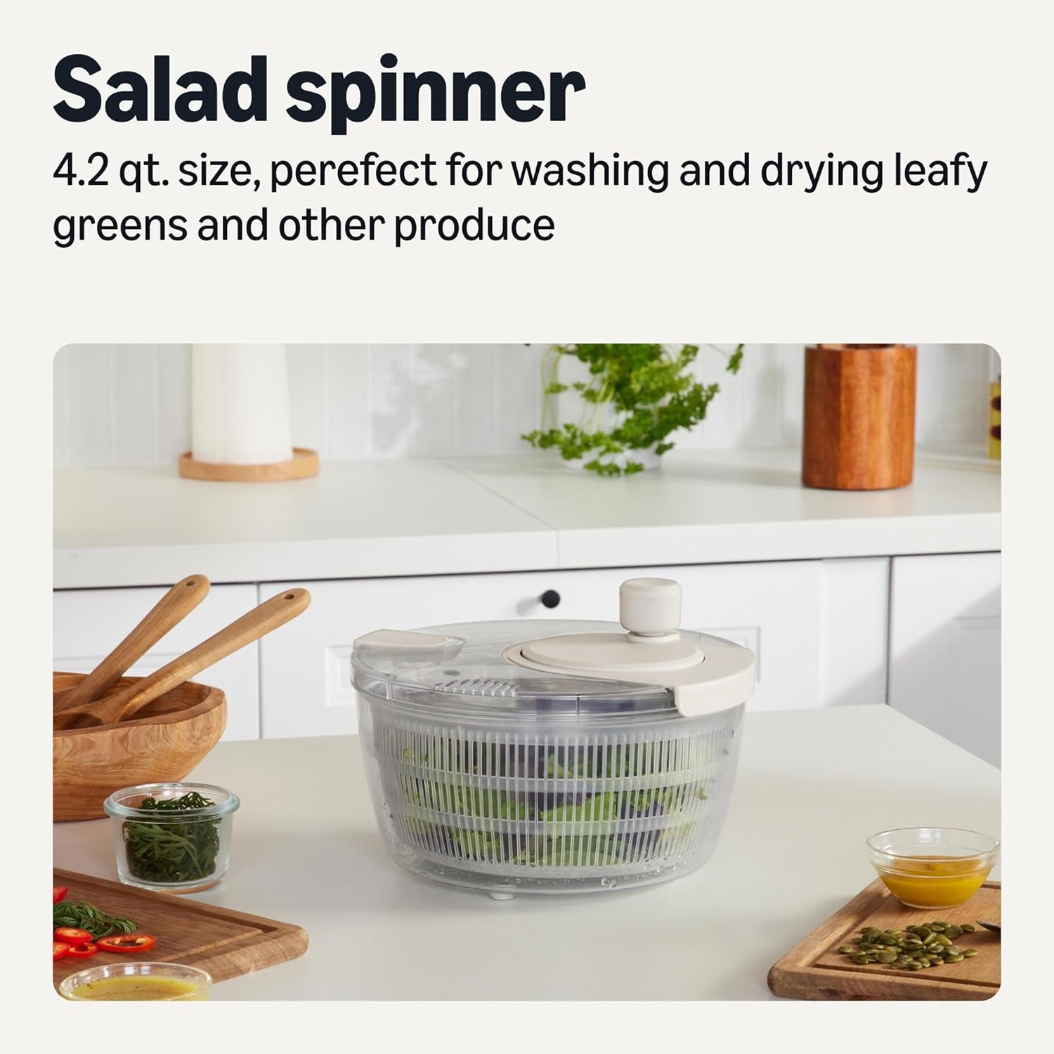 salad-spinner-with-non-skid-base-and-spin-knob-removable-basket-colander-4-2-qt-bpa-free-linen-gray