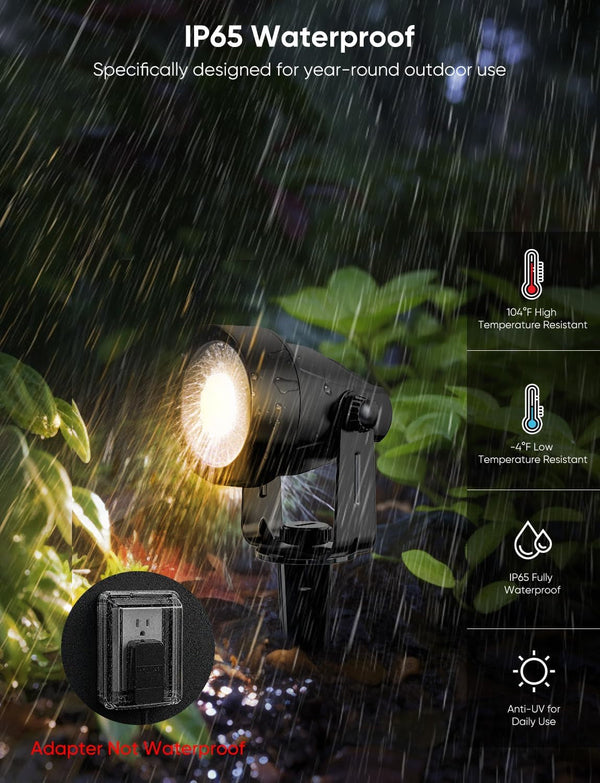 Landscape Lighting, RGBW Spotlights with APP Control,8 Pack6
