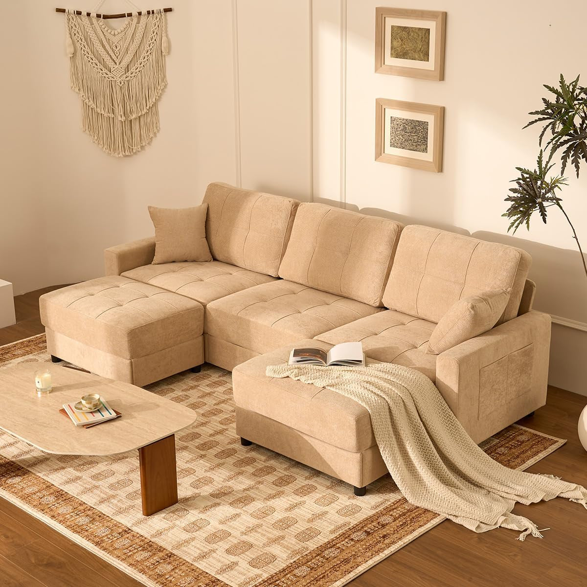 112-u-shaped-modular-cloud-sectional-couch-waffle-fabric-oatmeal-beige