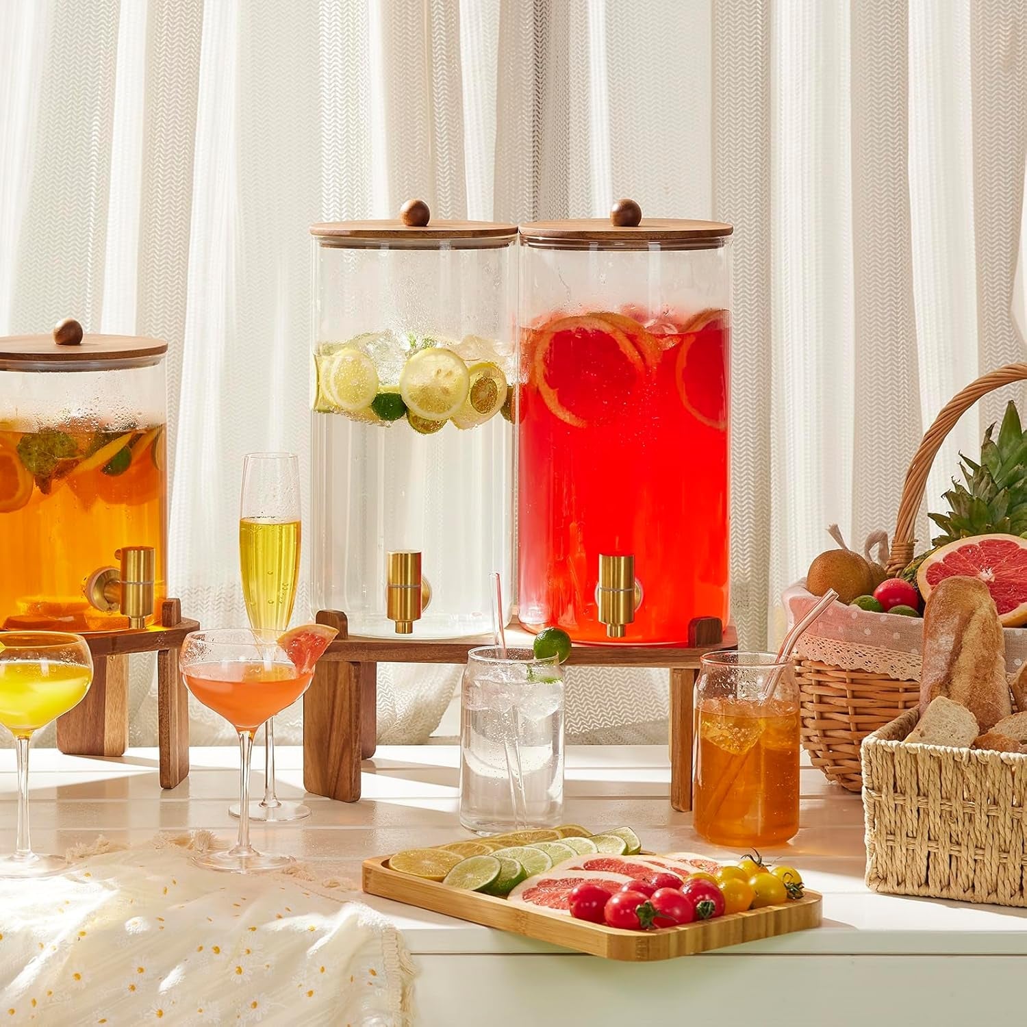 1-5-gallon-drink-dispenser-2p-glass-dispenser-w-wood-stand-6l-large-capacity-stainless-steel-spigot-beverage-container-for-lemonade-juice-sun-tea-ideal-for-home-gatherings-party-drink