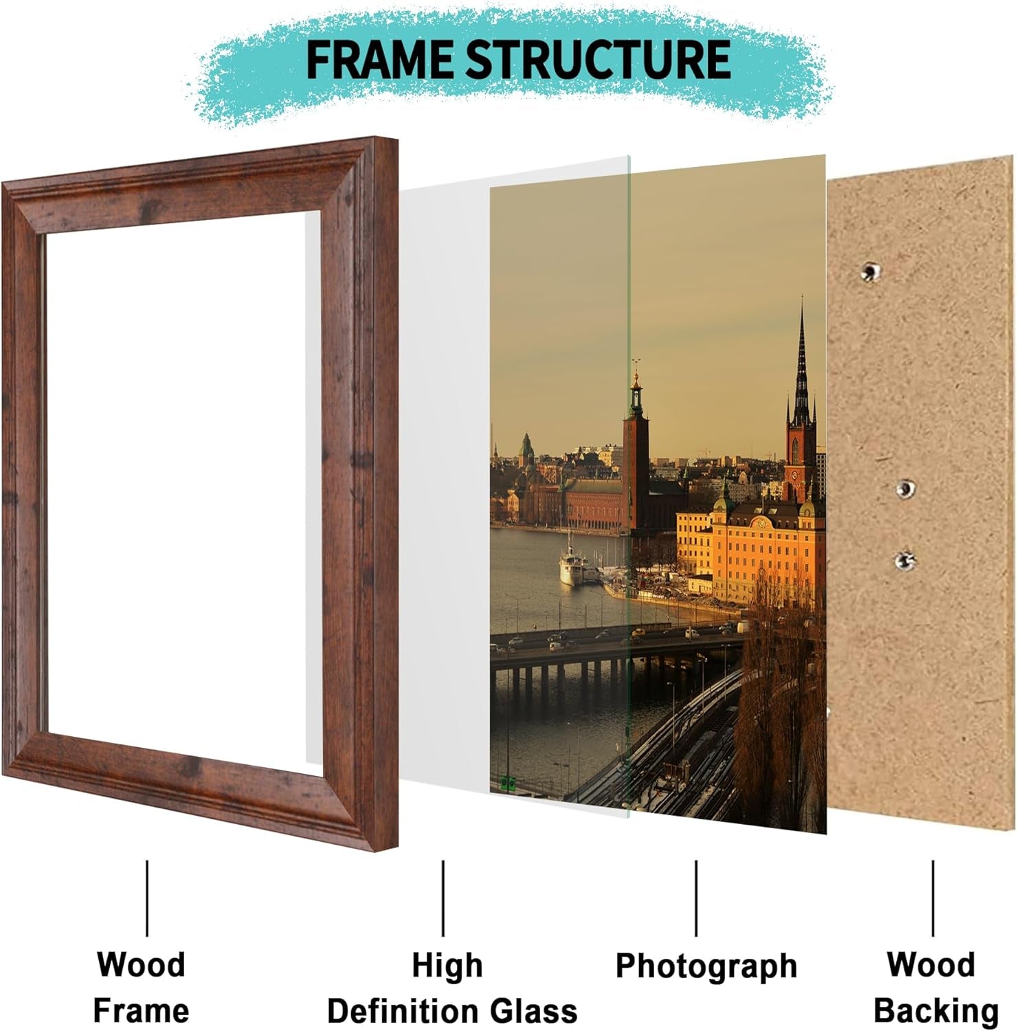8x10-picture-frame-set-of-4-brown-rustic-vintage-photo-frame-with-real-glass-8-x-10-frames-for-wall-mount-and-tabletop-display