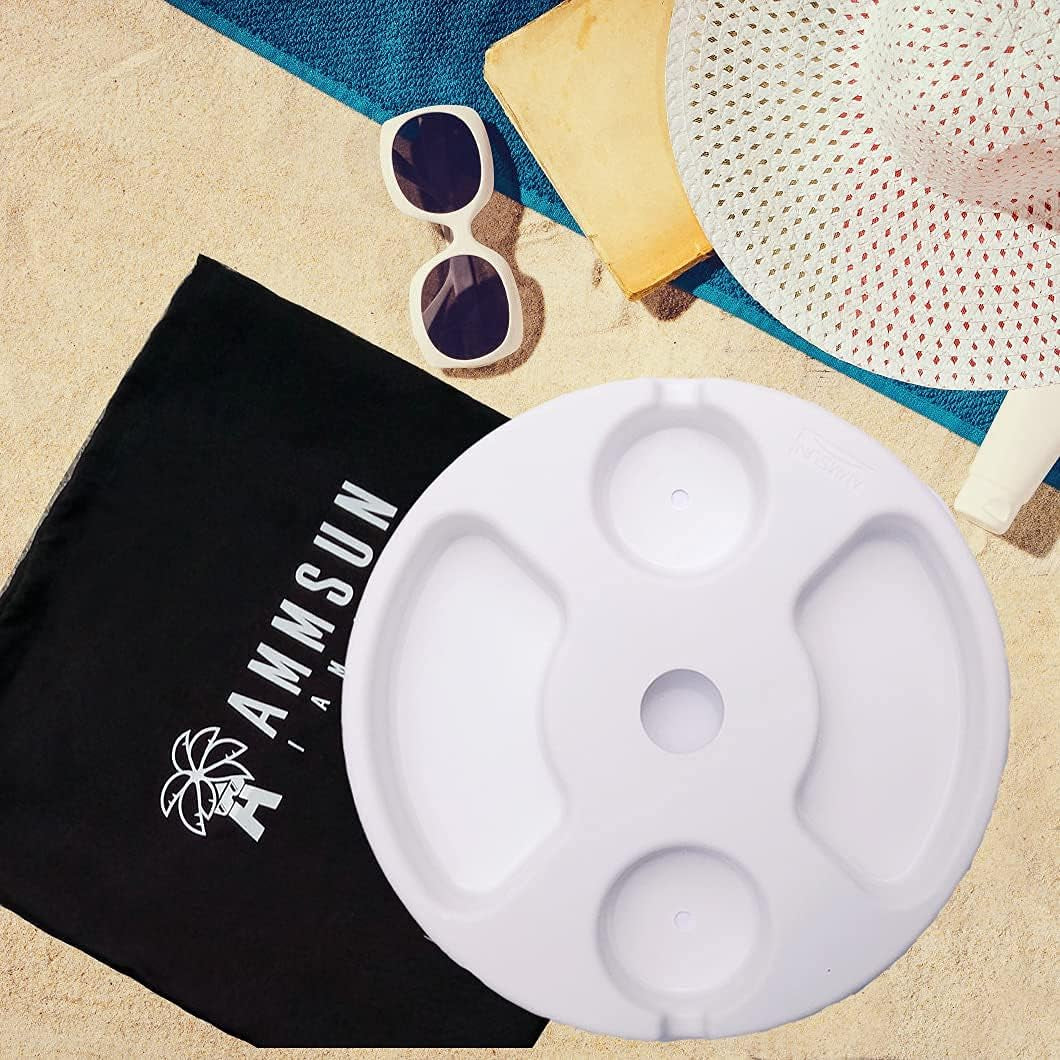 13-portable-beach-umbrella-table-tray-white-for-beach-patio-garden-swimming-pool-with-cup-drinks-holders-snack-compartments-lightweight-and-easy-to-carry
