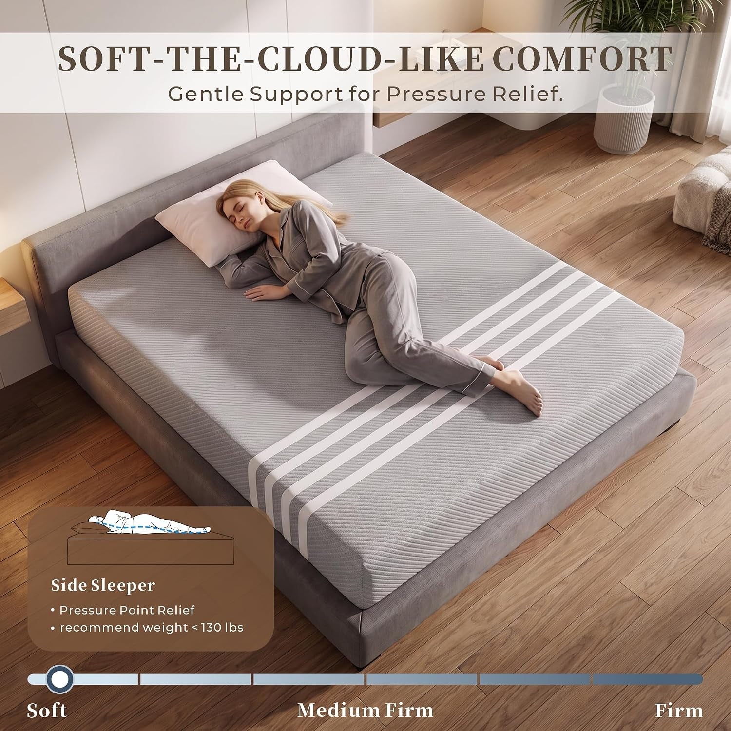 queen-memory-foam-mattress-12-inch-plush-feel-cooling-gel-contouring-pressure-relief-for-side-sleepers-fiberglass-free-certipur-us-100-night-trial-mattress-in-a-box