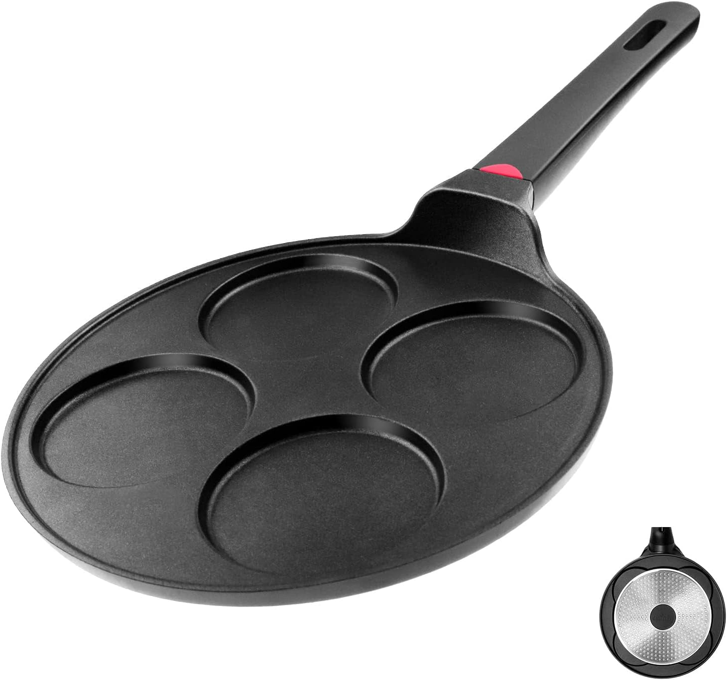 pancake-pan-nonstick-suitable-for-all-stovetops-induction-cooker-10-5-inch-mini-silver-dollar-grill-blini-griddle-crepe-pan-4-molds-cake-egg-skillet-100-pfoa-free-coating