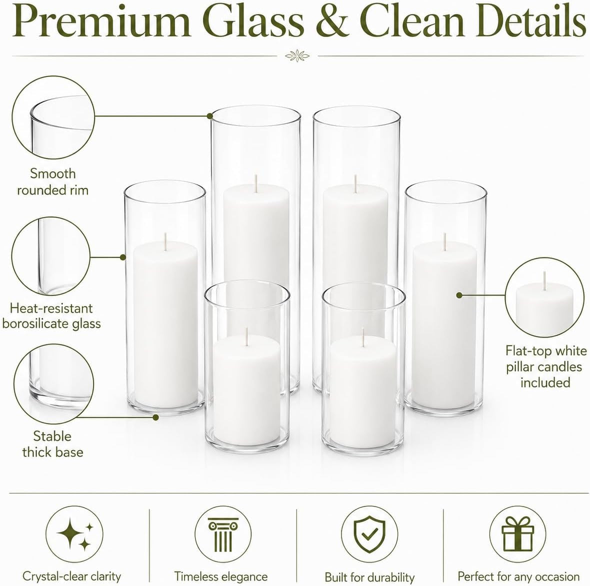 set-of-6-white-pillar-candles-with-clear-glass-hurricane-holders-elegant-cylinder-candle-vases-for-weddings-parties-centerpieces-home-office-decor-white-6-set