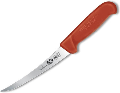 Victorinox - Swiss Army 5.6601.15 Curved Semi-Stiff Boning Knife W/ 6" Blade, Red Fibrox® Pro Handle1