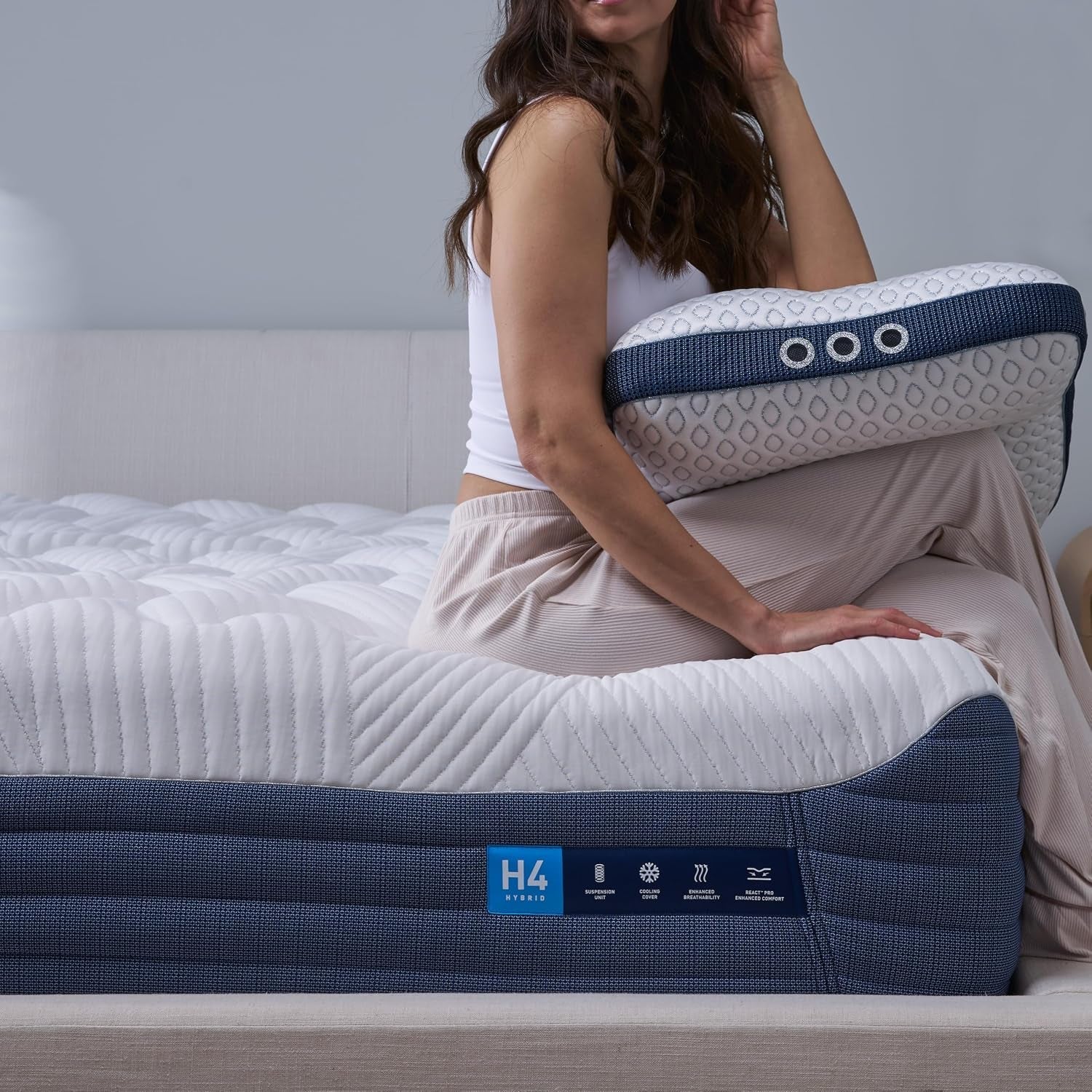 h4-performance®-pillowtop-mattress-medium-hybrid-memory-foam-mattress-adaptive-react™-foam-responsive-coils-advanced-airflow-cooling-technology