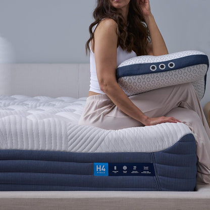 H4 Performance® Pillowtop Mattress - Medium Hybrid Memory Foam Mattress - Adaptive React™ Foam + Responsive Coils - Advanced Airflow + Cooling Technology8
