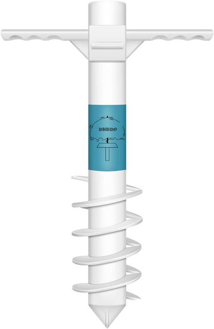 Beach Umbrella Sand Anchor, Beach Accessories-Umbrella Base with 5-Spiral Screw Design, Beach Essentials Umbrella Holder Stand Resist Strong Winds One Size Fits All1