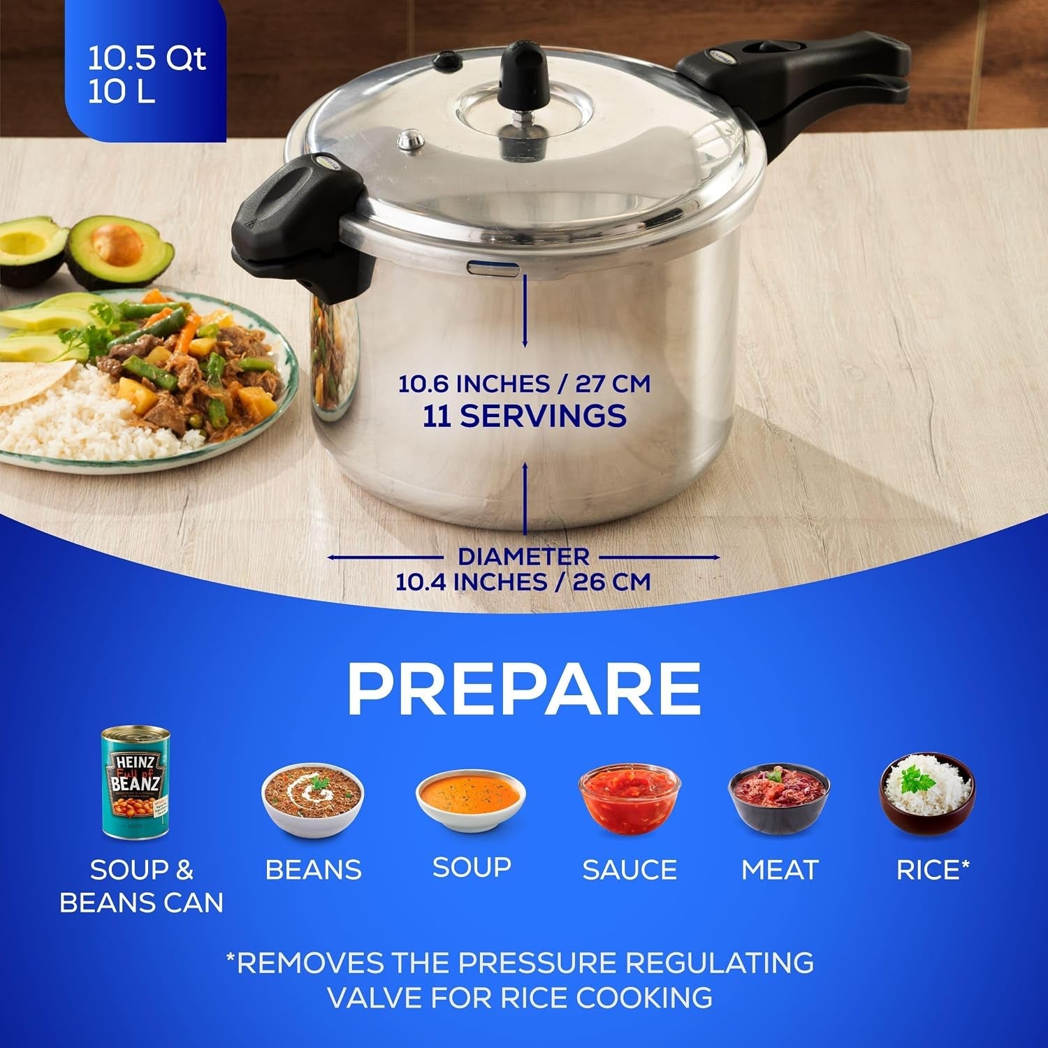 10-5-quart-10-liter-ultra-pressure-cooker-pressure-pot-with-6-safety-systems-aluminum-pressure-cooker-for-11-servings-even-heat-distribution-diameter-10-4-inches-height-10-6-inches