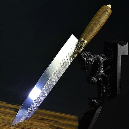 Meat Cleaver, 9.2 Inch Handmade Forged Raw Fish Knife Boning Knife Handmade Ultra-Sharp Kitchen Knives2