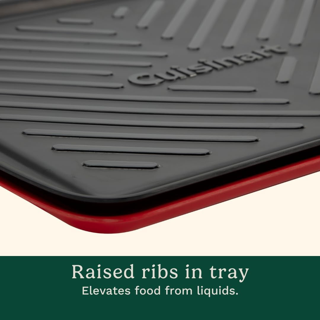 grilling-prep-and-serving-tray-dishwasher-safe-2-pc-nesting-set-17-in-x-10-5-in-food-tray-set-for-prepping-and-serving-shatter-resistant-melamine-design-fits-6-burgers-cpk-200