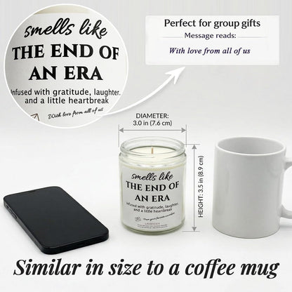 Coworker Leaving Gifts for Women, Goodbye Gifts for Coworkers, 9 Oz Candle3