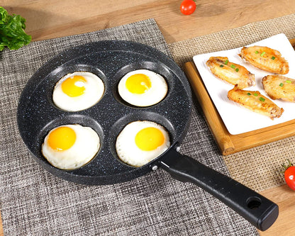 Aluminum 4-Cup Egg Frying Pan, Non Stick Egg Cooker Pan3