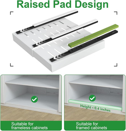 4 Pack Expandable Pull Out Cabinet Organizer,21" Deep5