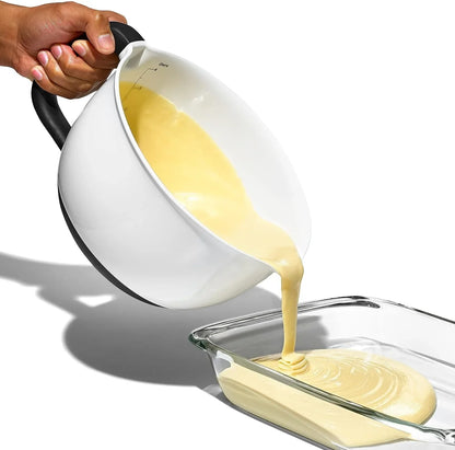OXO Good Grips 4Qt Batter Mixing Bow with Lid, White7