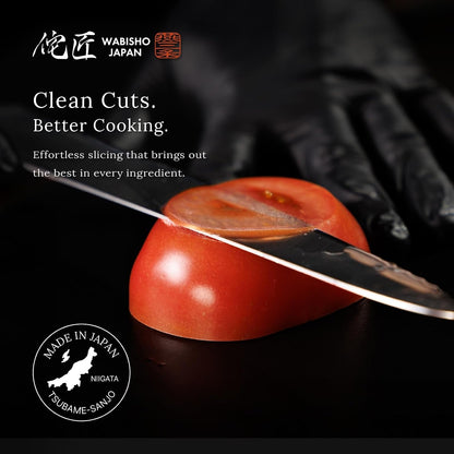 Hybrid-Edge Santoku Utility Knife, Made in Japan7
