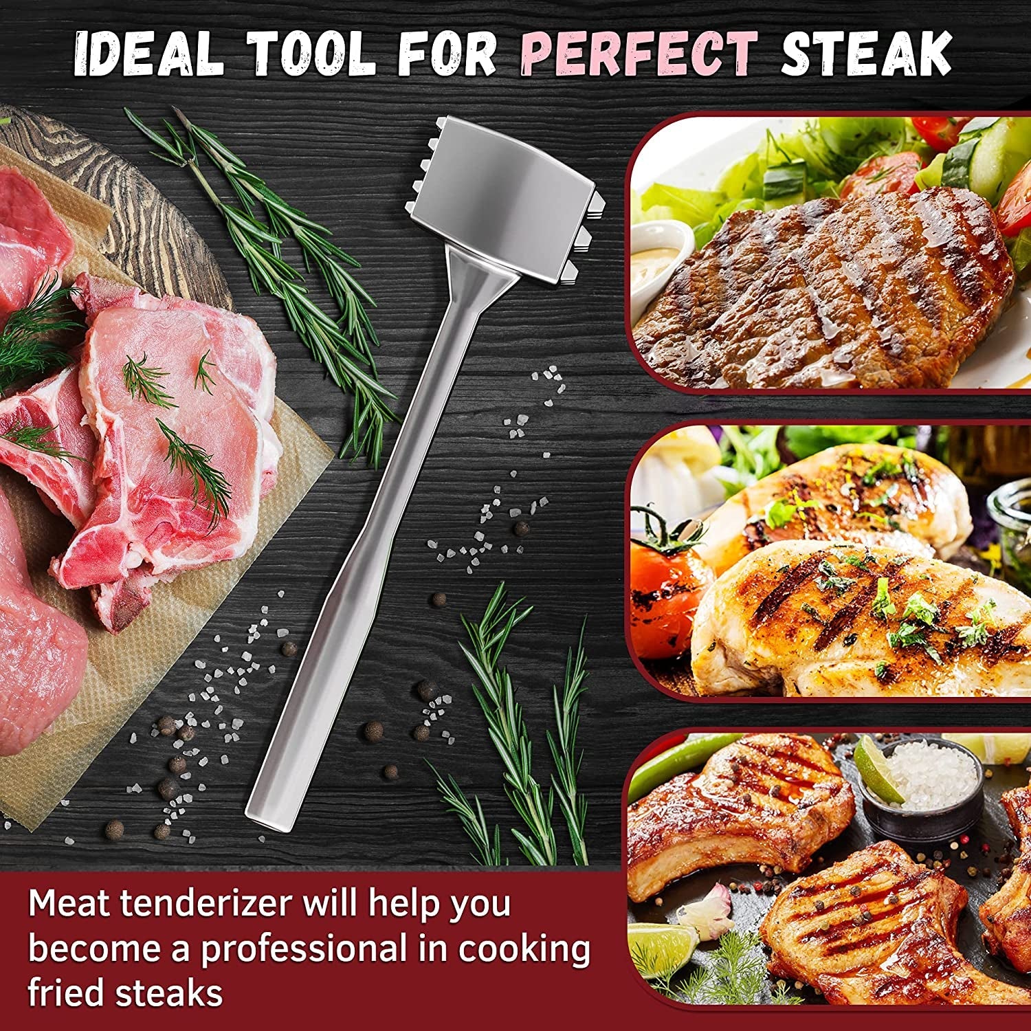 meat-tenderizer-1-pcs-aluminium-mallet-dual-sided-tenderizer-tool-kitchen-pounder-home-hammer-for-tenderizing-ice-steak-stainless-veal-chicken-safe-beater-1309479