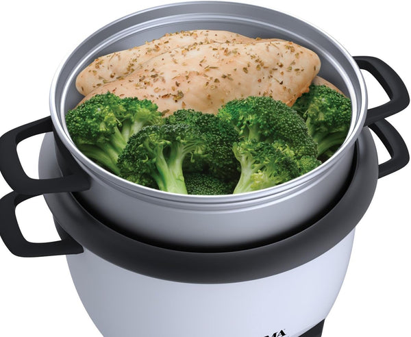 Housewares 14-Cup (Cooked) (7-Cup UNCOOKED) Pot Style Rice Cooker and Food Steamer (Arc-747-1Ng),White4
