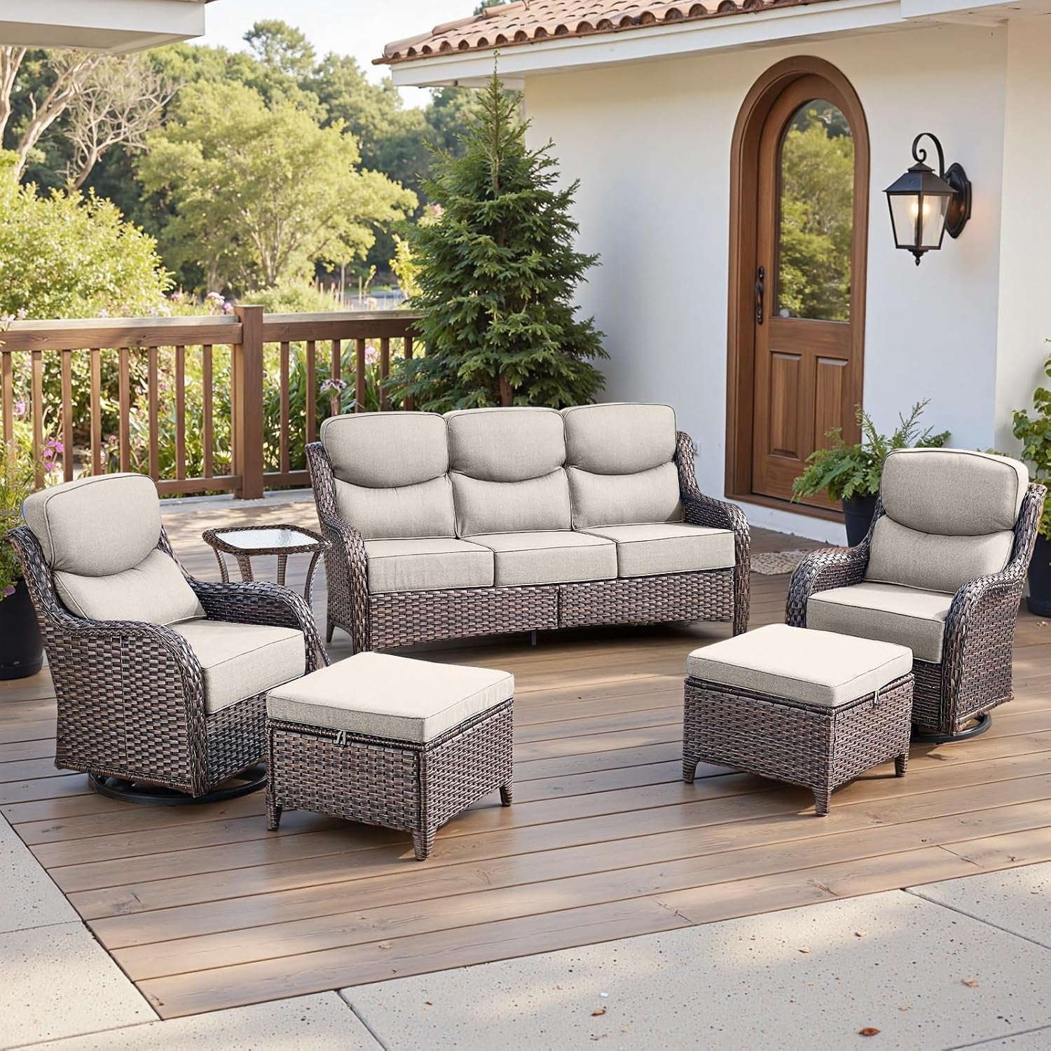 luxury-6-thick-cushioned-6-pieces-patio-furniture-set-with-outdoor-couch-wicker-outdoor-conversation-set-with-high-back-swivel-rocker-chairs-for-deck-porch-yard-and-poolside-brown-beige