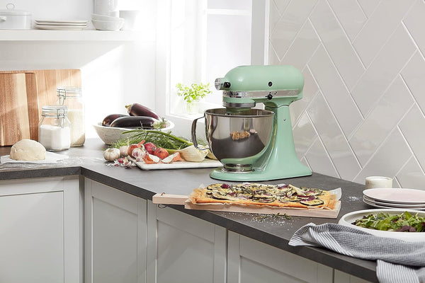 Kitchenaid Artisan, 5-Qt Tilt Head Stand Mixer, KSM150PS, Pistachio | Includes Pouring Shield for Mess-Free Mixing, 10 Speed Settings, Easily Add Ingredients with the Tilt-Head Design5