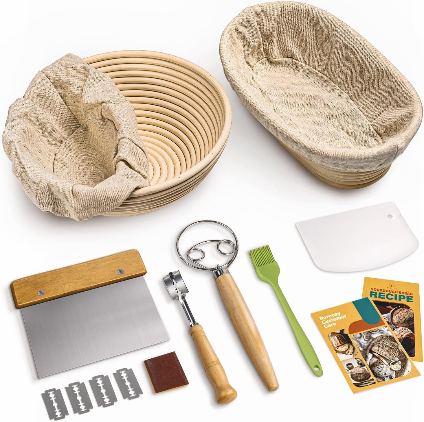 sourdough-starter-kit-with-banneton-bread-proofing-baskets-complete-sourdough-bread-baking-supplies-beginner-friendly-9in-round-10in-oval-rattan-banneton-sturdy-sour-dough-tool