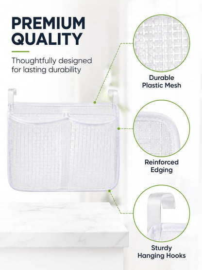 Refrigerator Door Organizer Set, Fridge Hanging Mesh Bag for Kitchen, Household Sundries Sorting Bag, Only for Small Objects Containers9