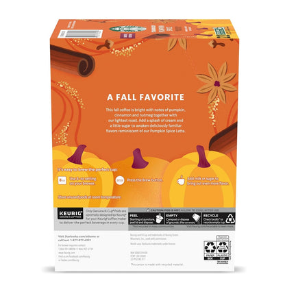 Starbucks K-Cup Coffee Pods, Pumpkin Spice Flavored for Keurig Coffee Makers, 100% Arabica, Limited Edition, 1 Box (22 Pods)9