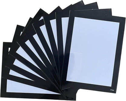 Magnetic Picture Frames with Black Border(4"X6",10 Pack),Magnet Photo Frame Pockets/Postcard Holder,Decorations for Home/Office/School/Classroom/Party8