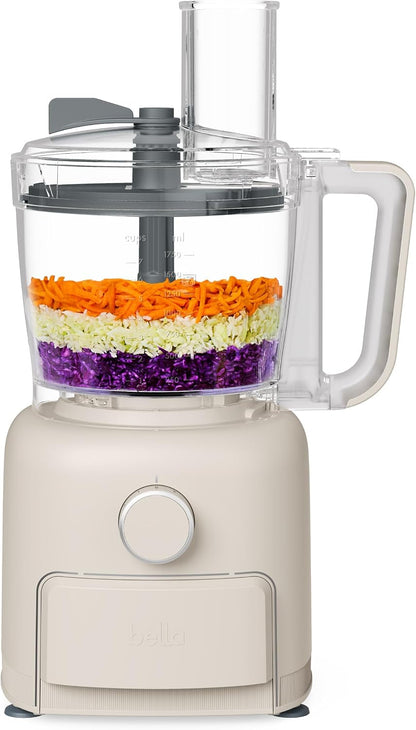 CHOP Deluxe 10-Cup Food Processor with Built-In Storage, Oatmilk1