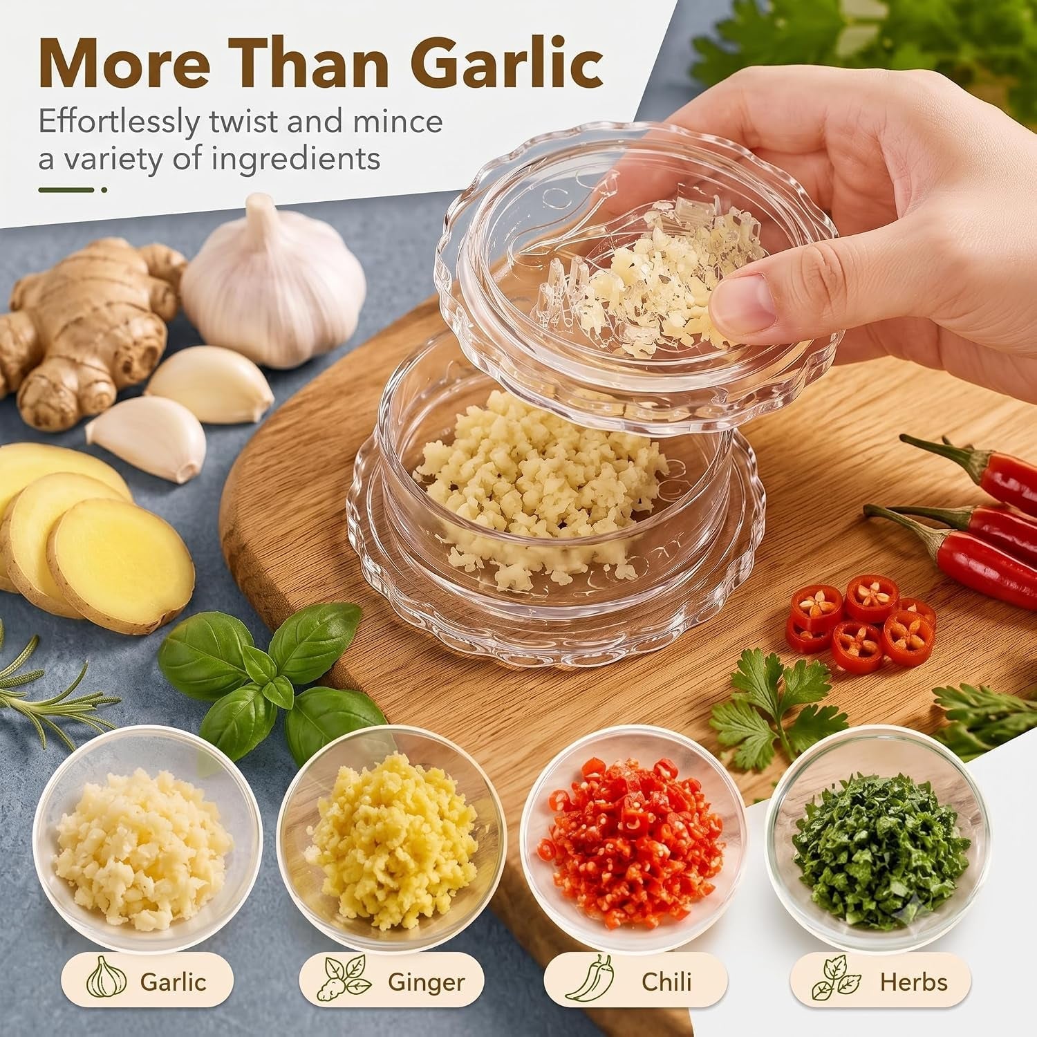 2pcmanual-garlic-twister-manual-garlic-crusher-and-mincer-transparent-twisting-garlic-chopper-tool-multi-functional-handheld-grinder-for-ginger-nuts-herbs-and-spices-easy-to-clean-kitchen-gadget