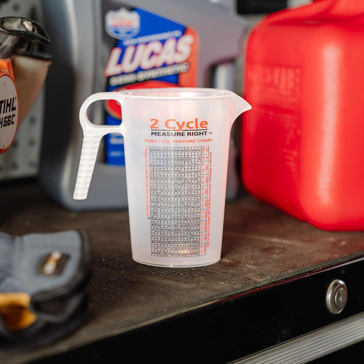 2-stroke-oil-measuring-cup-16-oz-oil-gas-mixing-pitcher-with-15-in-1-ratio-conversion-chart-for-outboard-motors-chainsaws-weed-eaters-lawn-equipment-atvs-boats-snowmobiles-trimmers-blowers
