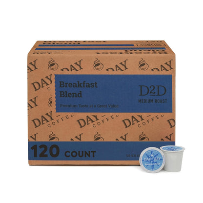 Pods, Breakfast Blend Medium Roast, 120 Count K-Cup | Compatible with Keurig K-Cup Brewers. Bulk Single Serve Pods for Everyday Morning Coffee at Home, Office or Breakroom1