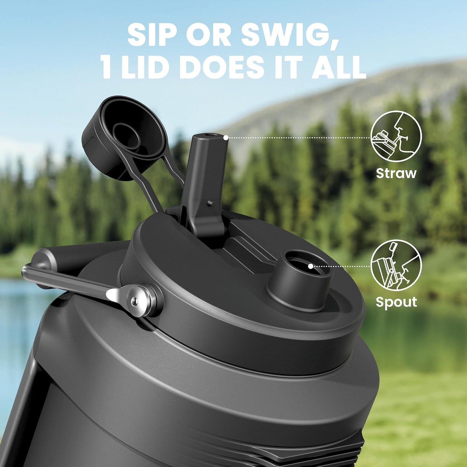 1-gallon-insulated-water-bottle-for-sports-128-oz-triple-wall-vacuum-stainless-steel-water-jug-top-and-side-handles-cold-for-48-hrs-2-in-1-straw-and-spout-lid-leak-proof-for-hiking-night
