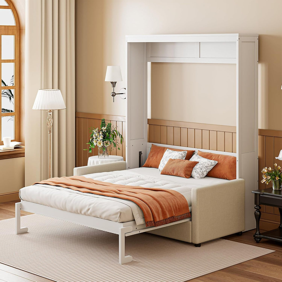 murphy-bed-full-size-wall-bed-with-sofa-can-be-folded-multifunctional-wood-hideaway-cabinet-bed-frame-slat-support-save-space-for-apartment-guest-room-white