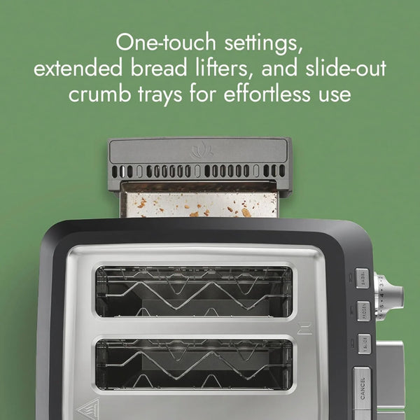 Toaster, 4-Slice Toaster with Bagel Function and Two 7-Setting Shade Selectors, the Four Slice, 1800 Watts, Stainless Steel, Professional Series, LTSTR5046