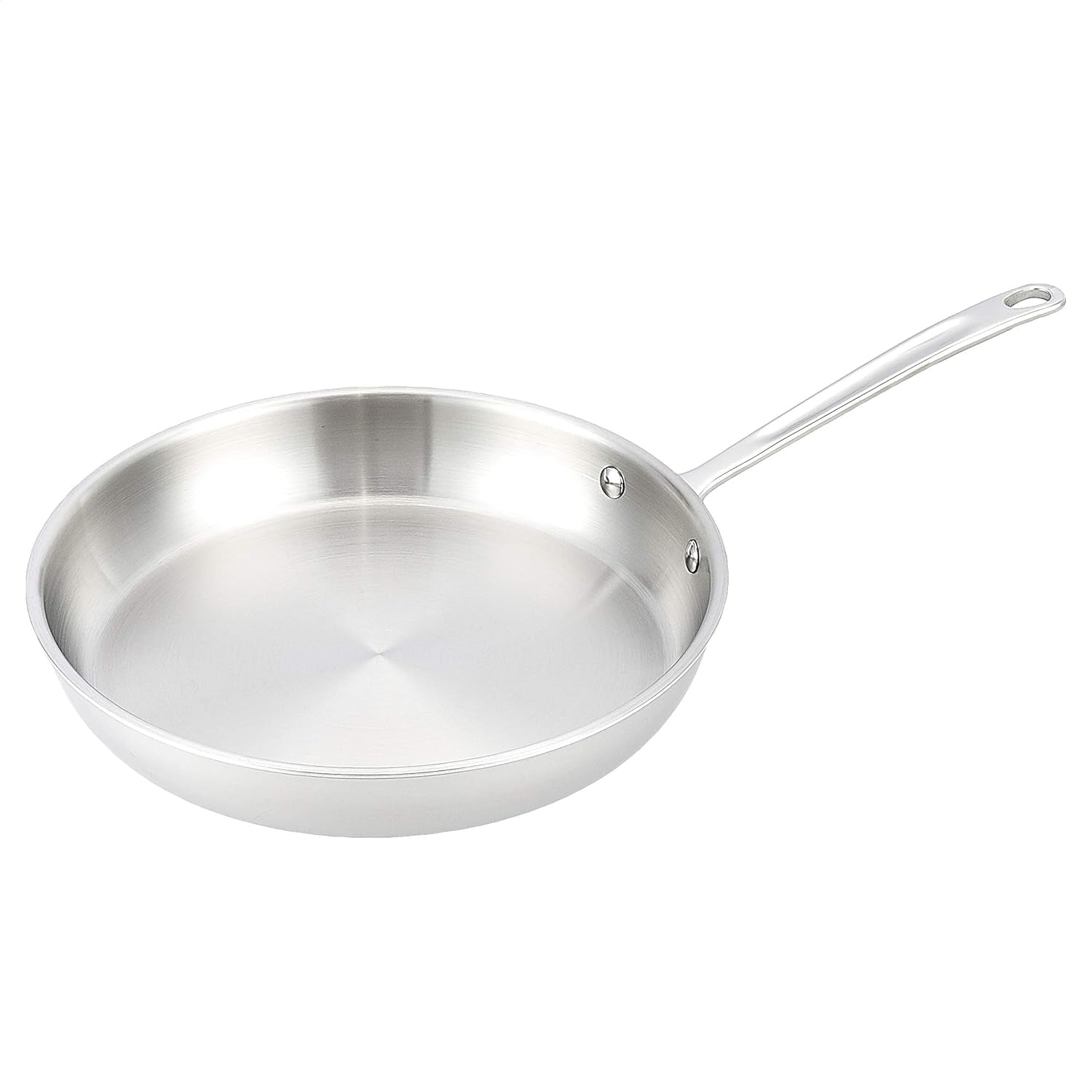 tri-ply-stainless-steel-fry-pan-12-inch-silver-evenly-distributes-heat-sturdy-handle