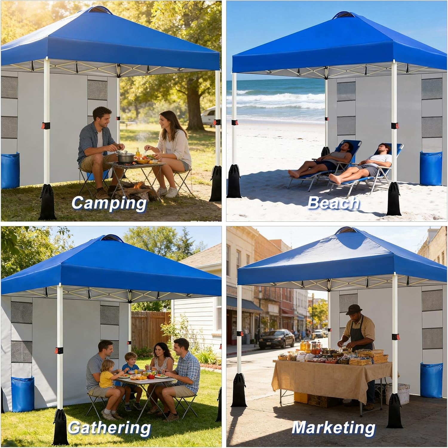10x10-pop-up-canopy-tent-1-button-push-setup-canopy-tent-with-1-sidewall-adjustable-height-instant-portable-shelter-portable-roller-bag-easy-outdoor-sun-shade-for-events-4-weight-bags-blue
