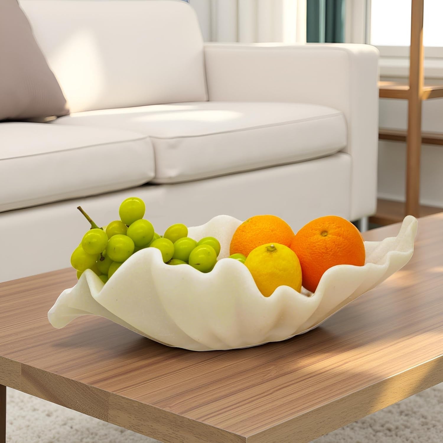 off-white-large-decorative-bowl-16-fruit-key-purse-bowl-for-home-decor-coffee-table-entryway-table-decor-scalloped-ruffle-bowls-unique-centerpiece-bowlsbig