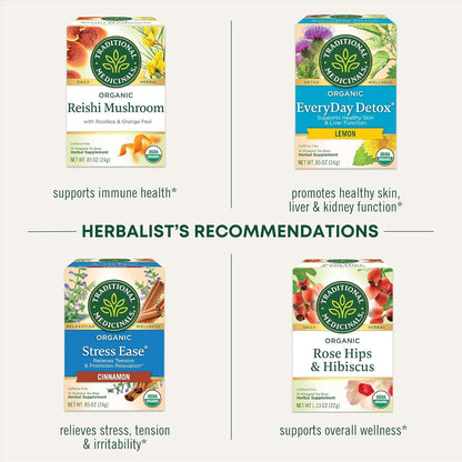 Traditional Medicinals Organic Nettle, 16 Tea Bags | Supports Joint Health & Overall Wellness with Stinging Nettle, Kosher, Non-Gmo, Caffeine-Free, Compostable5