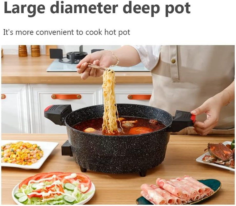 7l-capacity-micro-pressure-cooker-instant-heatint-electric-cooking-pot-household-non-stick-maifan-stone-hotpot-boiler-steamer