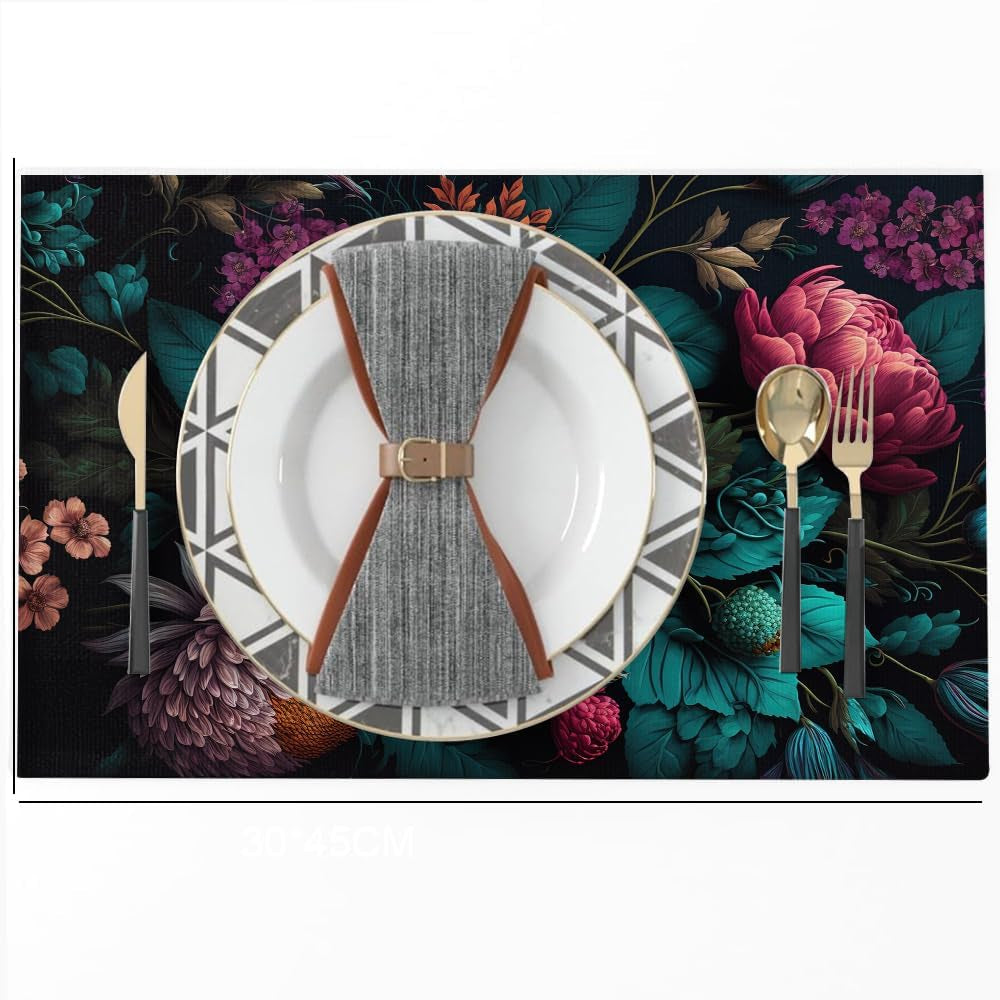 12x18-dark-black-pink-purple-red-peony-floral-placemats-set-of-4-washable-thick-place-mats-kitchen-table-mats-decorative-linen-fabric-table-mat-for-dining-table-kitchen-home-decor