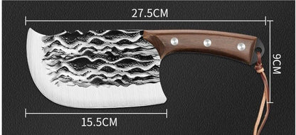 Meat Cleaver, Forged Chopper Dual Purpose Splitting Knife Specialized Butcher'S Knife Meat Chopper Boning Meat Cutting Knives2