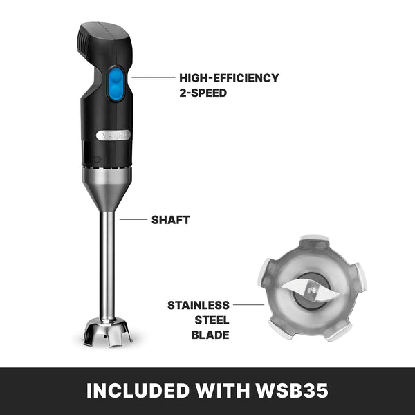 Quik Stix Immersion Blender with 2-Speed | 2-Speed, 7 in Fixed Shaft, for Professional Hand Blender for Kitchens & Restaurants3