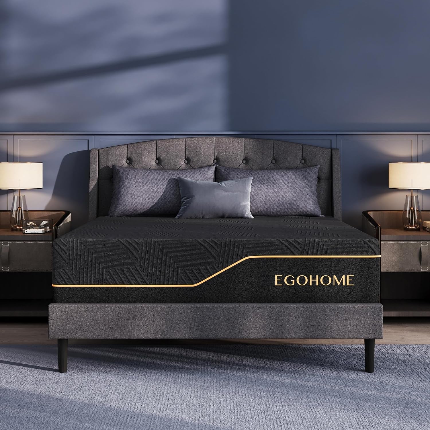 egohome-king-size-12-inch-firm-hybrid-mattress