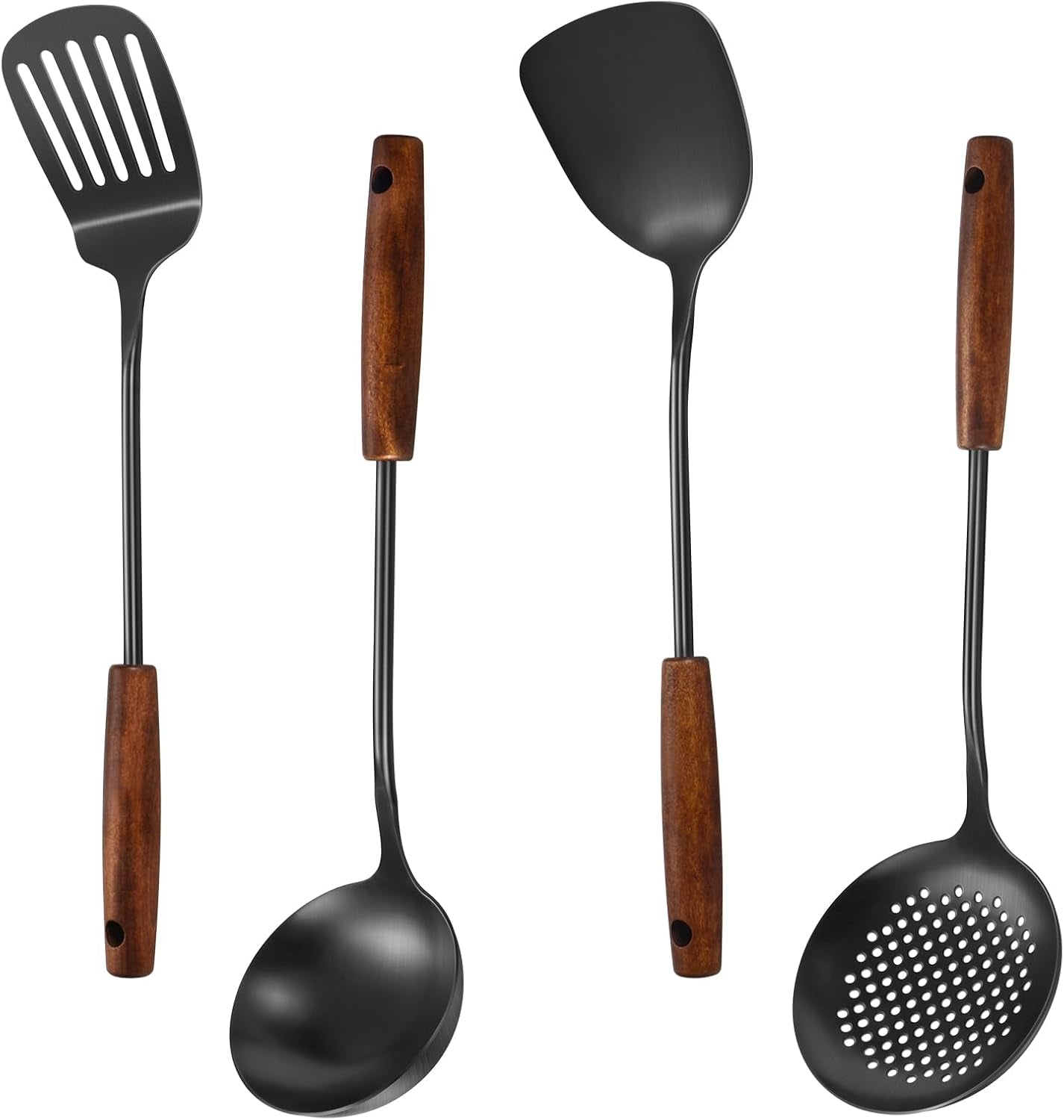 304-stainless-steel-kitchen-utensils-set-4-pcs-long-cooking-utensils-set-with-wooden-handle-large-heat-resistant-kitchen-toolsblack-dishwasher-safe