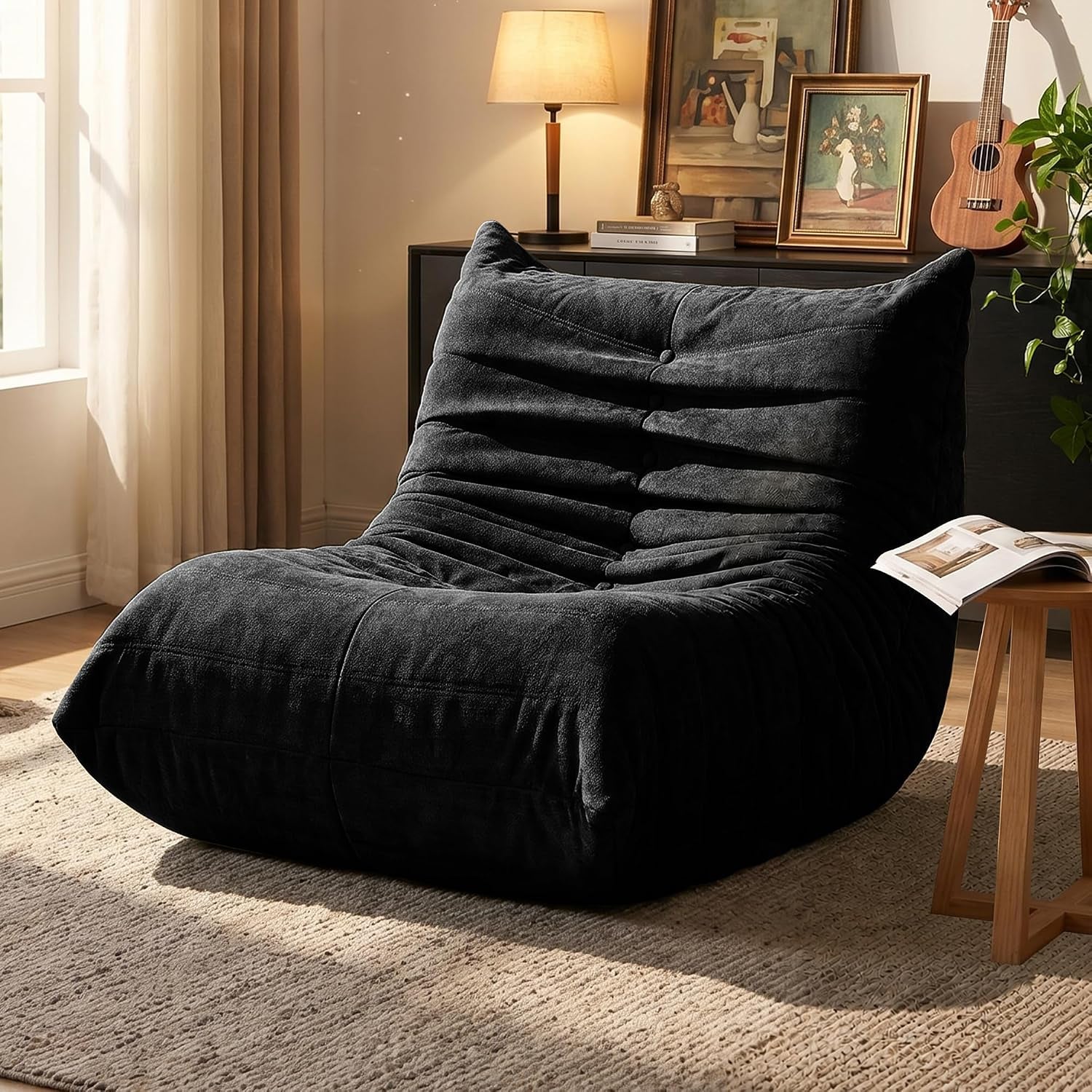 bean-bag-chair-for-adults-line-fabric-lazy-sofa-couch-memory-foam-filled-bean-bag-lounge-chair-perfect-for-living-room-bedroom-and-office-black