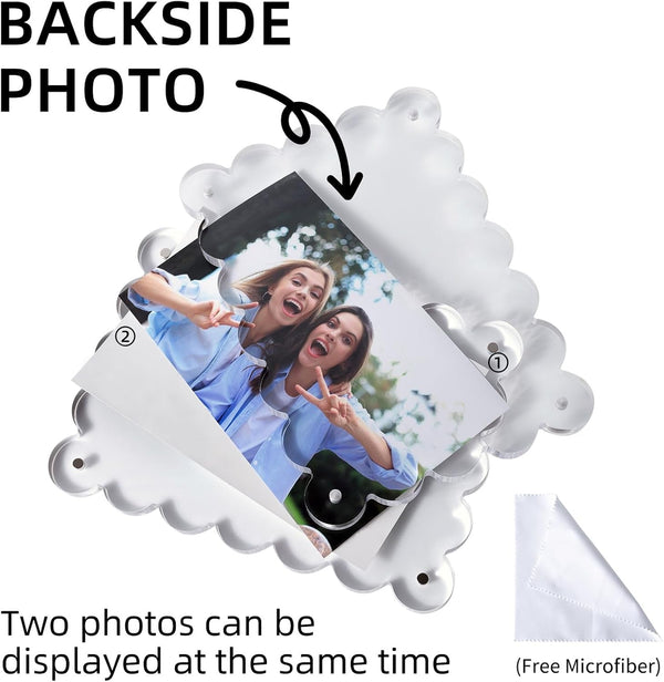 3 Pack 4X6 Acrylic Picture Frame, Double-Sided Tabletop Display7